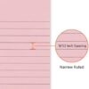 Amazon Basics Narrow Ruled 5 x 8-Inch Lined Writing Note Pads, 6 Count (50 Sheet Pads), Multicolor - Image 3