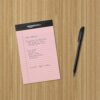 Amazon Basics Narrow Ruled 5 x 8-Inch Lined Writing Note Pads, 6 Count (50 Sheet Pads), Multicolor - Image 5