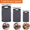 KIMIUP Kitchen Cutting Board (Set of 3),Professional Chopping Boards Sets,Dishwasher Safe Cutting Boards With Juice Grooves & Carrying Handle & No BPA - Image 2