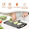 KIMIUP Kitchen Cutting Board (Set of 3),Professional Chopping Boards Sets,Dishwasher Safe Cutting Boards With Juice Grooves & Carrying Handle & No BPA - Image 3