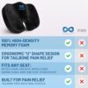 Everlasting Comfort Doctor Recommended Memory Foam Seat Cushions for Office Chairs - HSA FSA Eligible Tailbone Pain Relief Cushion - Image 3